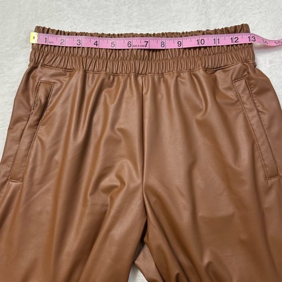OFFLINE By AERIE | Real Luxe Faux Leather Wide Leg Pant With Pockets Size XS|TP - Picture 8 of 14